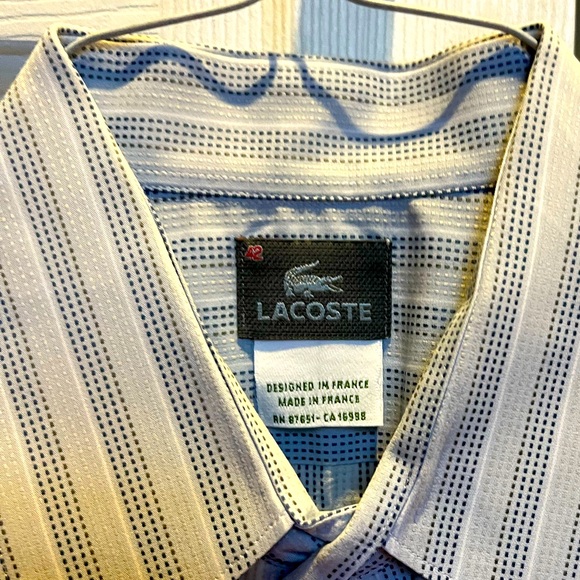 Lacoste short sleeve button down - Picture 2 of 3